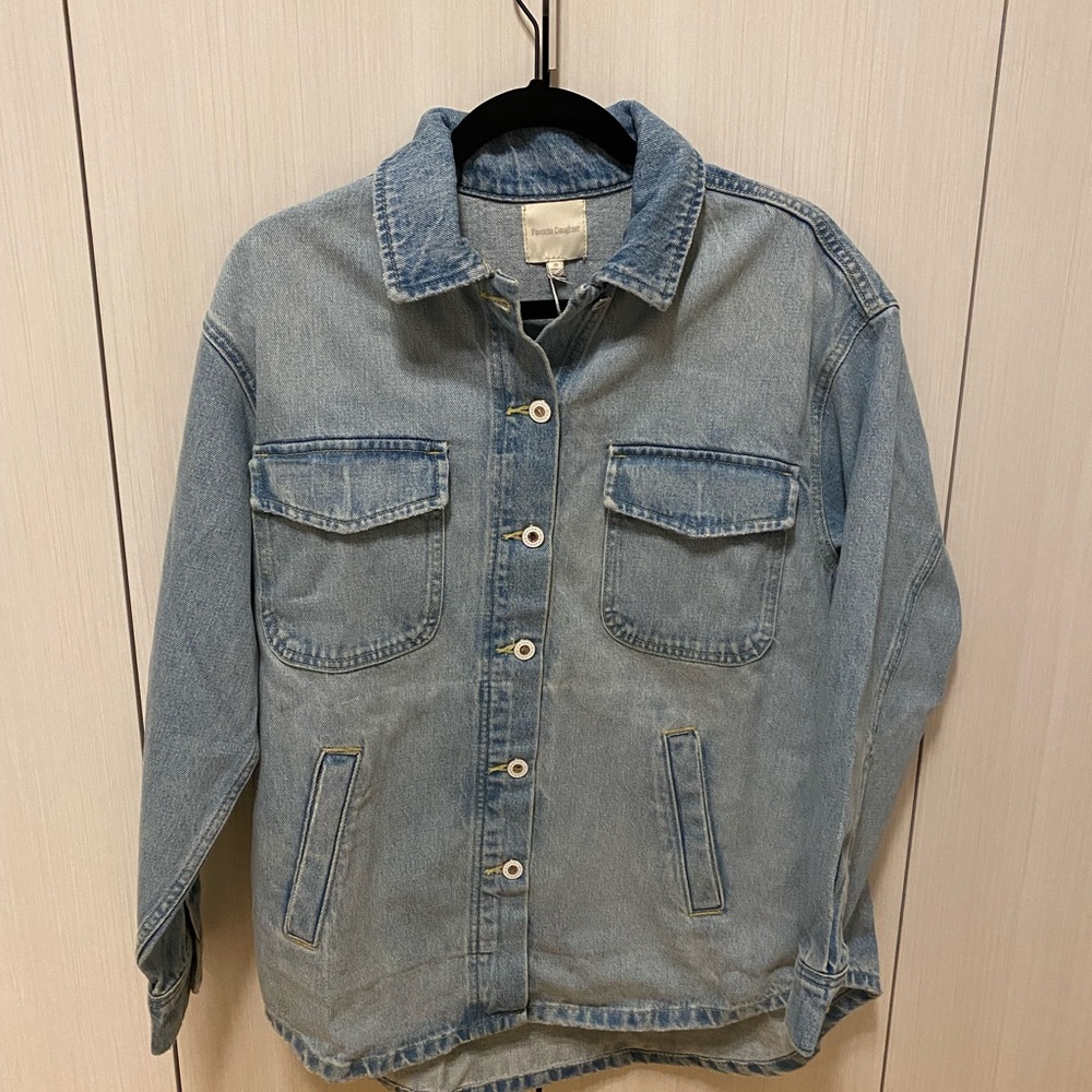 Favorite Daughter denim shacket. Brand new